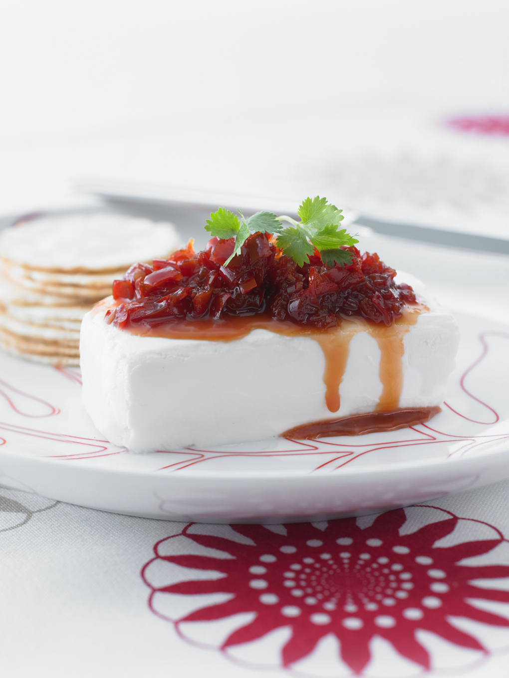 Goat’s Cheese with Caramelised Capsicum Relish