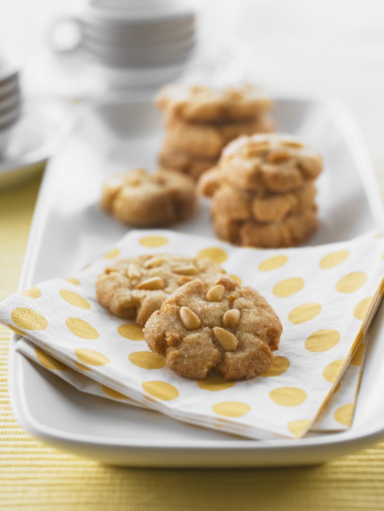 Sugared Pine Nut and Orange Biscuits