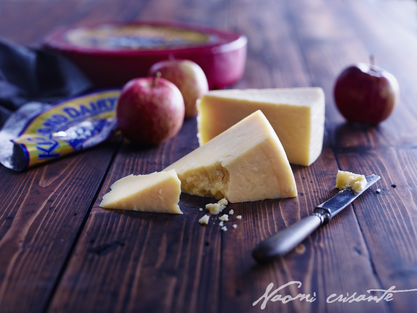 Surprise Bay Cheddar and Red Apples
