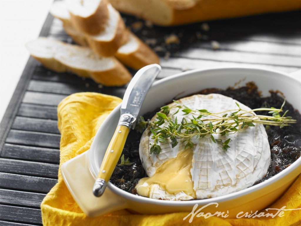 Thyme Baked Camembert with Quince Onion Jam
