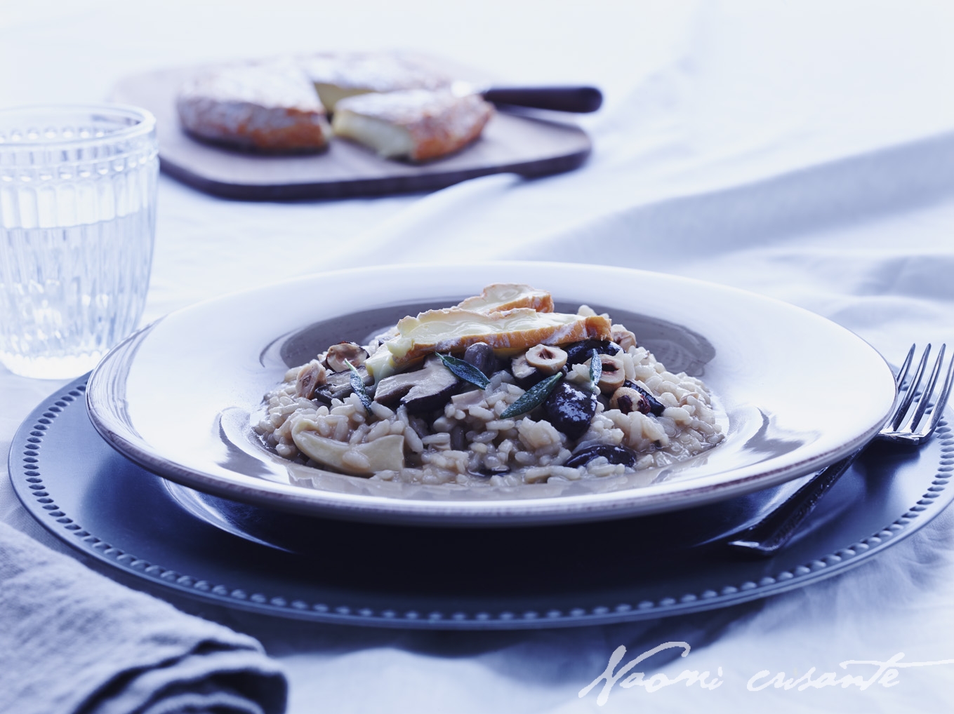 Wild Mushroom Risotto with Stormy Washed Rind Cheese