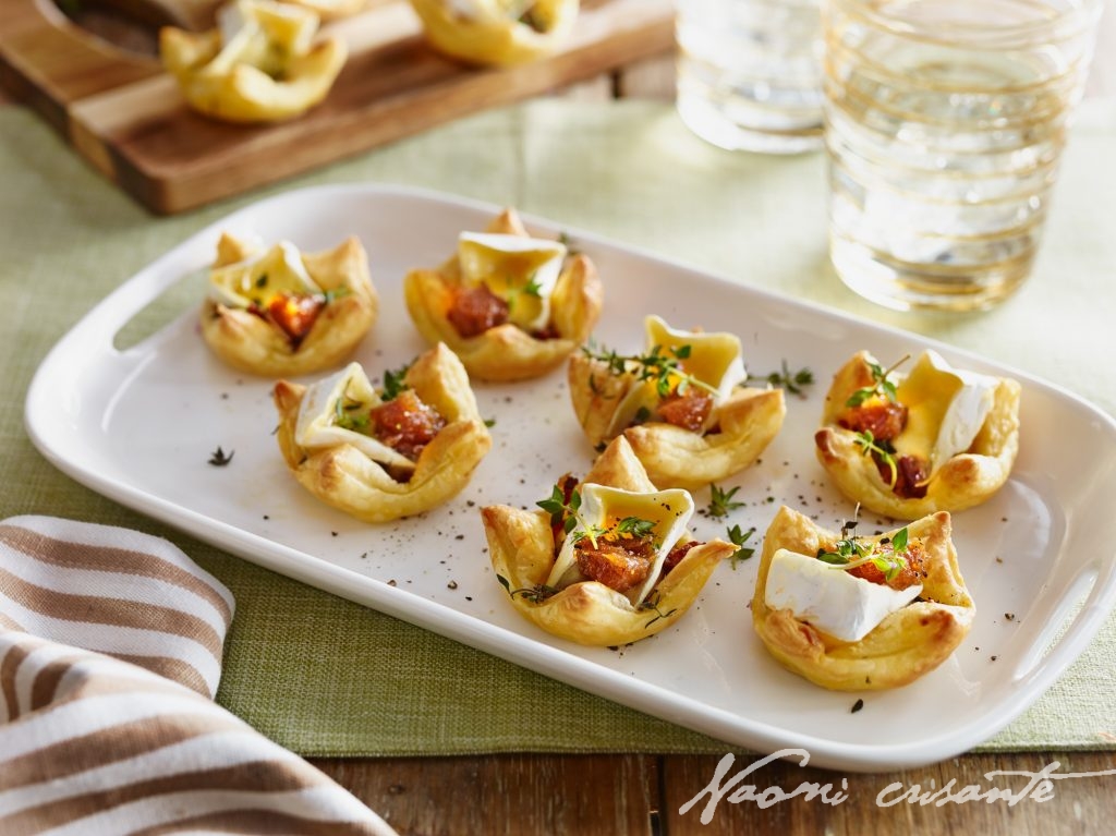 Brie, Bacon and Fig Bites